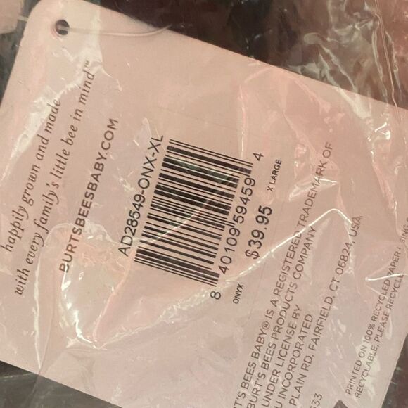 Burt’s Bees NEW Men's Halloween Pajama Set Henley Ghost Pants SZ XL Extra Large - Picture 4 of 4